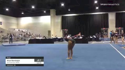 Niya Randolph - Floor, Gymcats Gym #630 - 2021 USA Gymnastics Development Program National Championships