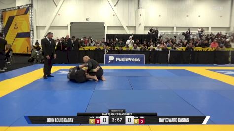 Ray Edward Casias vs John Louis Cabay 2025 World IBJJF Jiu-Jitsu No-Gi Championship