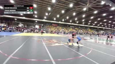 75 lbs Cons. Round 5 - Craig Berens, Shepherd Wrestling Club vs Kalen Kallevig, Sidney Wrestling Club