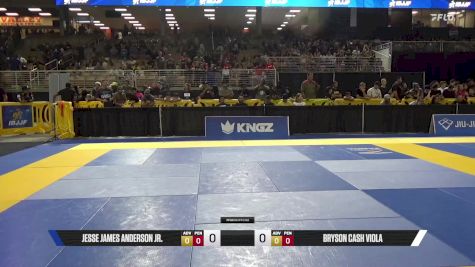 Bryson Cash Viola vs Jesse James Anderson Jr. 2025 Pan Kids Jiu-Jitsu IBJJF Championship