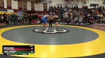 285 lbs Cons. Round 2 - Bryce Byrd, Olentangy Liberty vs Andy Vanscoy, St. Vincent-St Mary
