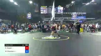 120 lbs Round Of 64 - Easton Cooper, Wisconsin vs William Chambers, Georgia