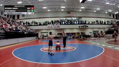 106 lbs Round 1 (16 Team) - Wyndell Drury, Mt. Pisgah Christian School vs Gage Wright, Heard County