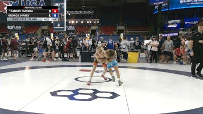 94 lbs Cons. Sub-semis - Samuel Svitana, California vs George Dipsey, New Jersey