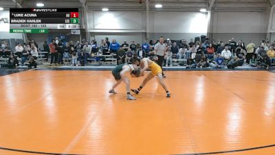 125 lbs Cons. Round 2 - Luke Acuna, Ashland vs Braden Hahlen, Lake Erie