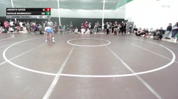 110 lbs Champ. Round 1 - Natalie Nammavaly, Greater Heights Wrestling vs Addisyn Gates, GI Grapplers