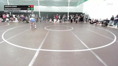110 lbs Champ. Round 1 - Natalie Nammavaly, Greater Heights Wrestling vs Addisyn Gates, GI Grapplers