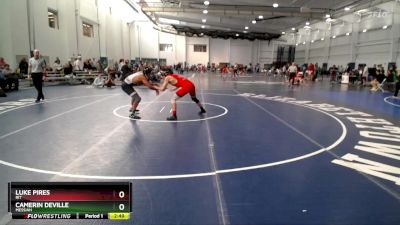 141 lbs Cons. Round 5 - Luke Pires, RIT vs Camerin Deville, Messiah