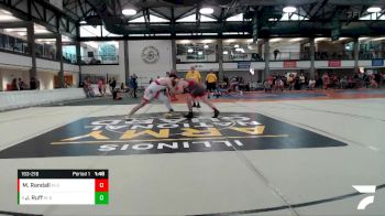 193-216 lbs Semifinal - Jacob Ruff, No Team vs Mason Randall, PSF Wrestling Academy