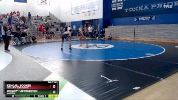 133 lbs Round 2 - Kendall Booker, All Saints Home School vs Wesley Hammarsten, Waconia