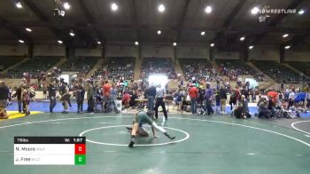 115 lbs Prelims - Nicholas Moore, Guerilla Wrestling Academy vs Jackson Connor Free, North Hall Jr Trojans
