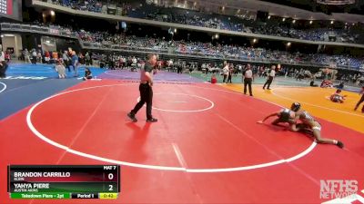 6A 120 lbs Cons. Round 2 - Brandon Carrillo, Klein vs Yahya Piere, Austin Akins