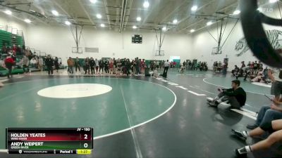 150 lbs Quarterfinal - Andy Weipert, Green River vs Holden Yeates, Wind River