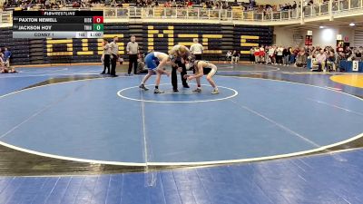 107 lbs Consy 1 - Paxton Newell, Kiski Area vs Jackson Hoy, Trinity