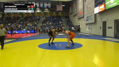 157 lbs Cons. Round 2 - Koy Davidson, Oregon State vs Xander Erolin, San Francisco State