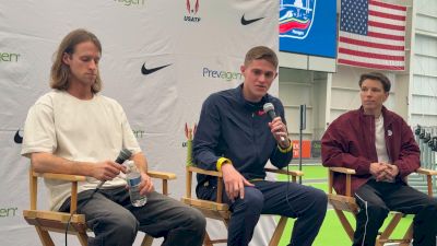 USATF Indoor Championships 2026 Press Conference | Hocker, Hiltz, McRae & More