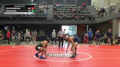 157 lbs Cons. Round 2 - Jacob Inton, Evergreen State College vs John Rudebaugh, Eastern Oregon University (OR)