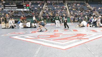 5A - 107 lbs Cons. Semi - Destinee Morris, Enka High School vs Thalia Paterno, Cedar Ridge