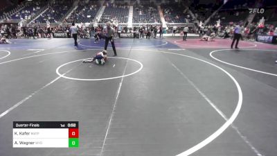 37 lbs Quarterfinal - Krew Kafer, Matpac Wrestling ND vs Arlen Wagner, Wyoming Underground