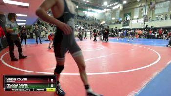 132 lbs Cons. Round 2 - Vinent Colver, MEMORIAL vs Maddox Adams, Greenwood High School