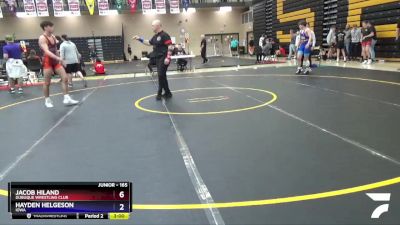 165 lbs Cons. Round 2 - Jacob Hiland, Dubuque Wrestling Club vs Hayden Helgeson, Iowa