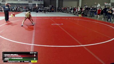 95 lbs Cons. Round 2 - Isaiah Brunell, UNC (United North Central) vs Jarett Moenkedick, Hibbing