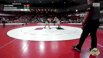 215 lbs Quarterfinals (8 Team) - Kage Gorczynski, SALINA vs Colt Conroy, LINCOLN CHRISTIAN