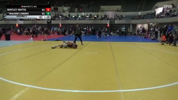 90 lbs Round 3 - Bentley Mattie, West Salem Bangor vs Walker Loberg, Victory School Of Wrestling