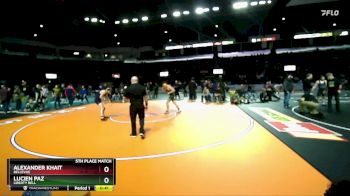 150 lbs 5th Place Match - Alexander Khait, Bellevue vs Lucien Paz, Liberty Bell