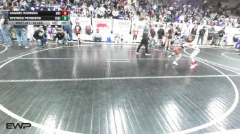 55 lbs Semifinal - Kamrei Downing, Berryhill Wrestling Club vs Stetson Peterson, Cushing Tigers