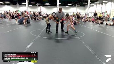 72 lbs Round 6 (8 Team) - Jacob Meyer, U2 Upstate Uprising White vs Diesel Gardner-Heidelbaugh, Mat Rats