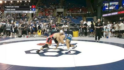 175 lbs 3rd Place Match - Braylen Yates, North Carolina vs Otis Davis, Illinois
