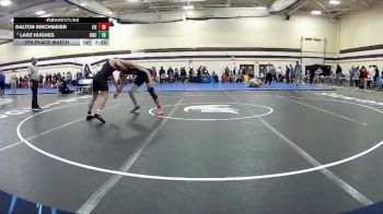 157 lbs 5th Place Match - Dalton Birchmeier, Cornerstone University vs Larz Hughes, Southwestern Michigan College