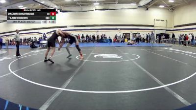 157 lbs 5th Place Match - Dalton Birchmeier, Cornerstone University vs Larz Hughes, Southwestern Michigan College