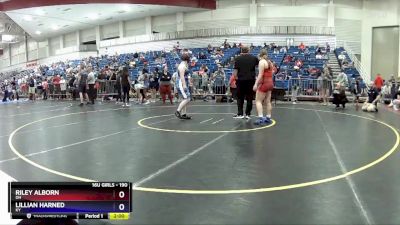 190 lbs Round 1 - Riley Alborn, OH vs Lillian Harned, KY