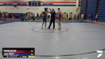 132 lbs Champ. Round 1 - Kason Nelson, NOVA Wrestling Club vs Arav Reddy, Integrity Wrestling Club