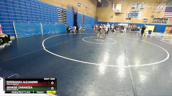 105lbs Champ. Round 3 - Esperanza Alejandre, Zillah (Girls) vs Genesis Zaragoza, Pasco (Girls)