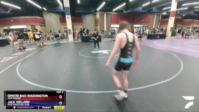 138 lbs Cons. Round 2 - Dimitri Bao-Washington, Jflo Trained vs Jack Willard, Ryse Wrestling Club