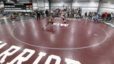 124-126 lbs Round 5 - Micheal Villafranca, Thompson Valley vs Hayden Cole, Cheyenne East