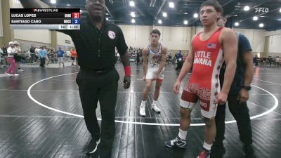 150 lbs Round Of 32 - Lucas Lopes, Sons Of Thunder Naples vs Santiago Caro, ATT / Mocco Wrestling