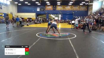 182 lbs Round Of 32 - Steven Krantz, Fort Pierce Central vs Michael Strong, Beach Rats Club