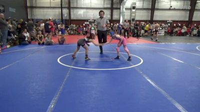 68 lbs Final - Madison Tomlinson, Bensalem Youth vs Eliana Servis, Fair Lawn