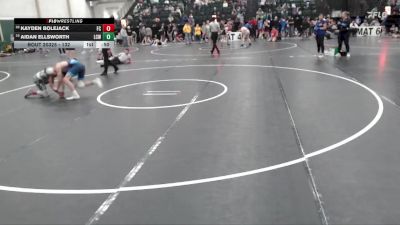 132 lbs Cons. Round 2 - Aidan Ellsworth, Lakeview Club Wrestling vs Kayden Bolejack, Fillmore Central