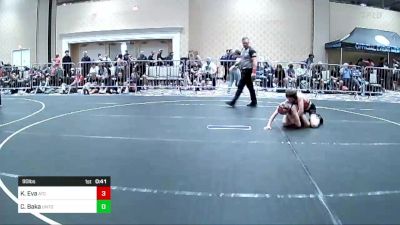 90 lbs Consi Of 8 #2 - Kellen Eva, Atc vs Colton Baka, Untouchables