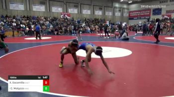 106 lbs Round Of 16 - Xavier Escamilla, Exeter Union vs Carlos Malgoza, Kingsburg