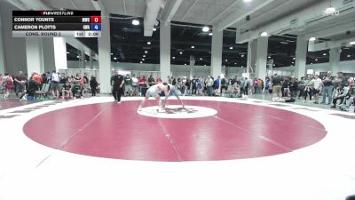 U20 Freestyle FS - 65 lbs Cons. Round 2 - Connor Younts, Michigan Wrestling Club vs Cameron Plotts, Gladiator Wrestling Academy