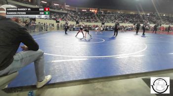 68 lbs Consi Of 8 #2 - Lamario Ramsey JR., Del City Middle School vs Kamden Peters, Standfast