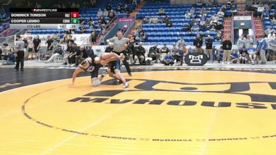 172 lbs Consy Rd I - Dominick Tunison, Nazareth Area vs Cooper Lembo, Connellsville Area