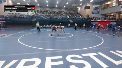 157 lbs Champ. Round 1 - Chance Kidd, Conroe Caney Creek vs Jaxon Young, McKinney