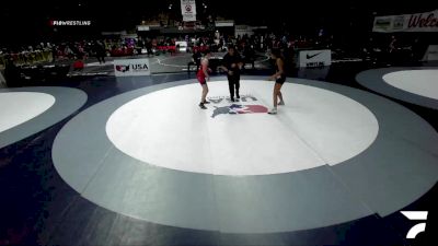 Cons. Round 1 - Riley Flatebo, Spring Hills Wrestling vs Anabelle Aguirre, Righetti High School Wrestling